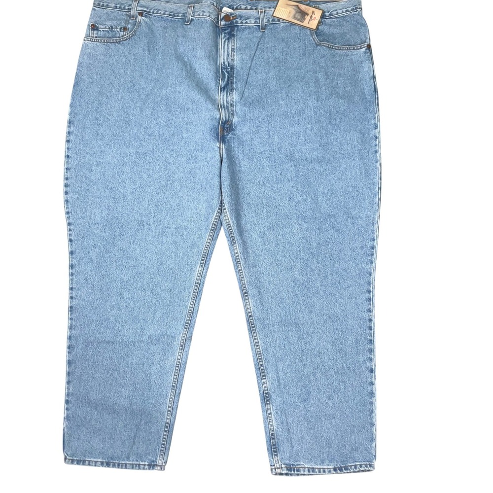 Levi Strauss Signature 545 Mens 60 B&T Blue Loose Fit J-Curve Denim Dad Core